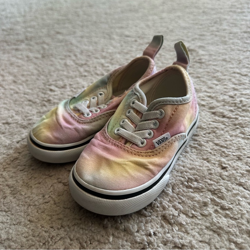 Vans Kids Tie-Dye Pastel Slip-On Sneakers